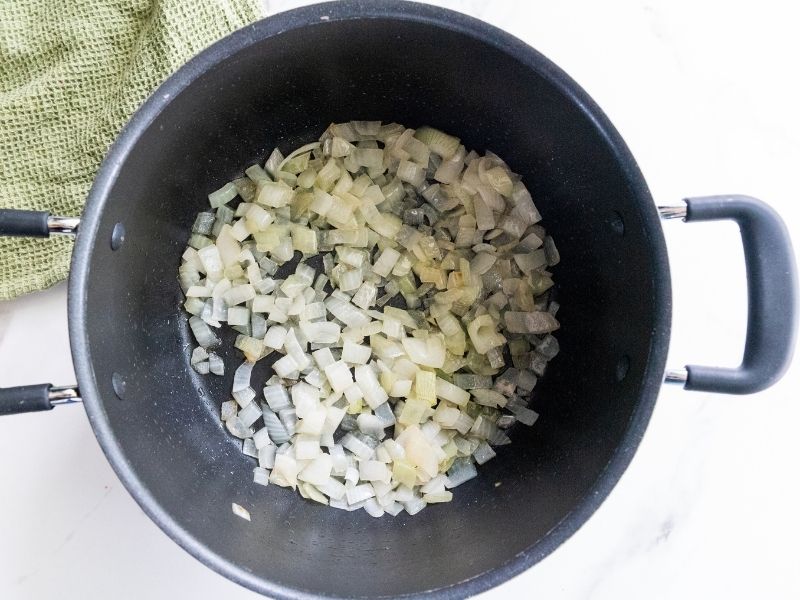 Saute Onions for Jollof Rice